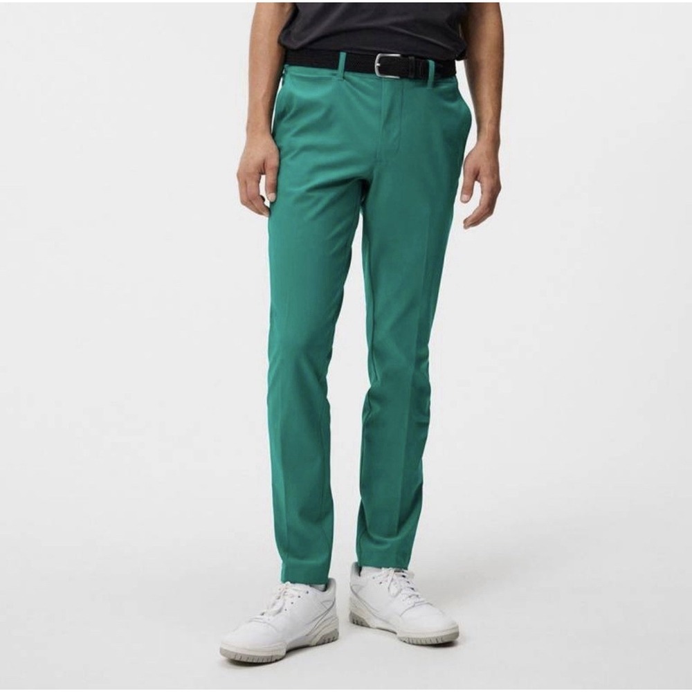 New J.LINDEBERG Ellott golf pants Light Poly Stretch 32/30 in Proud Peacock